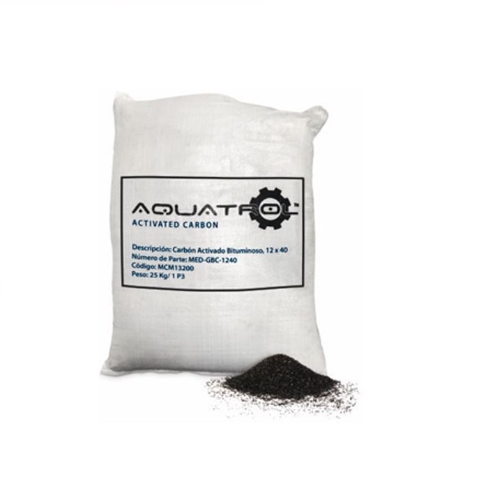Medio Filtrante Carbón Mineral Bituminoso Activado Aquatrol GBC-1240